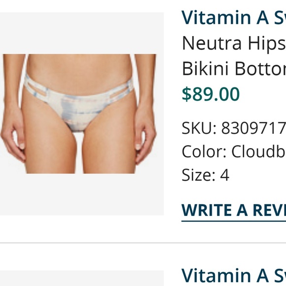 Bikini top and bottom - Picture 2 of 4